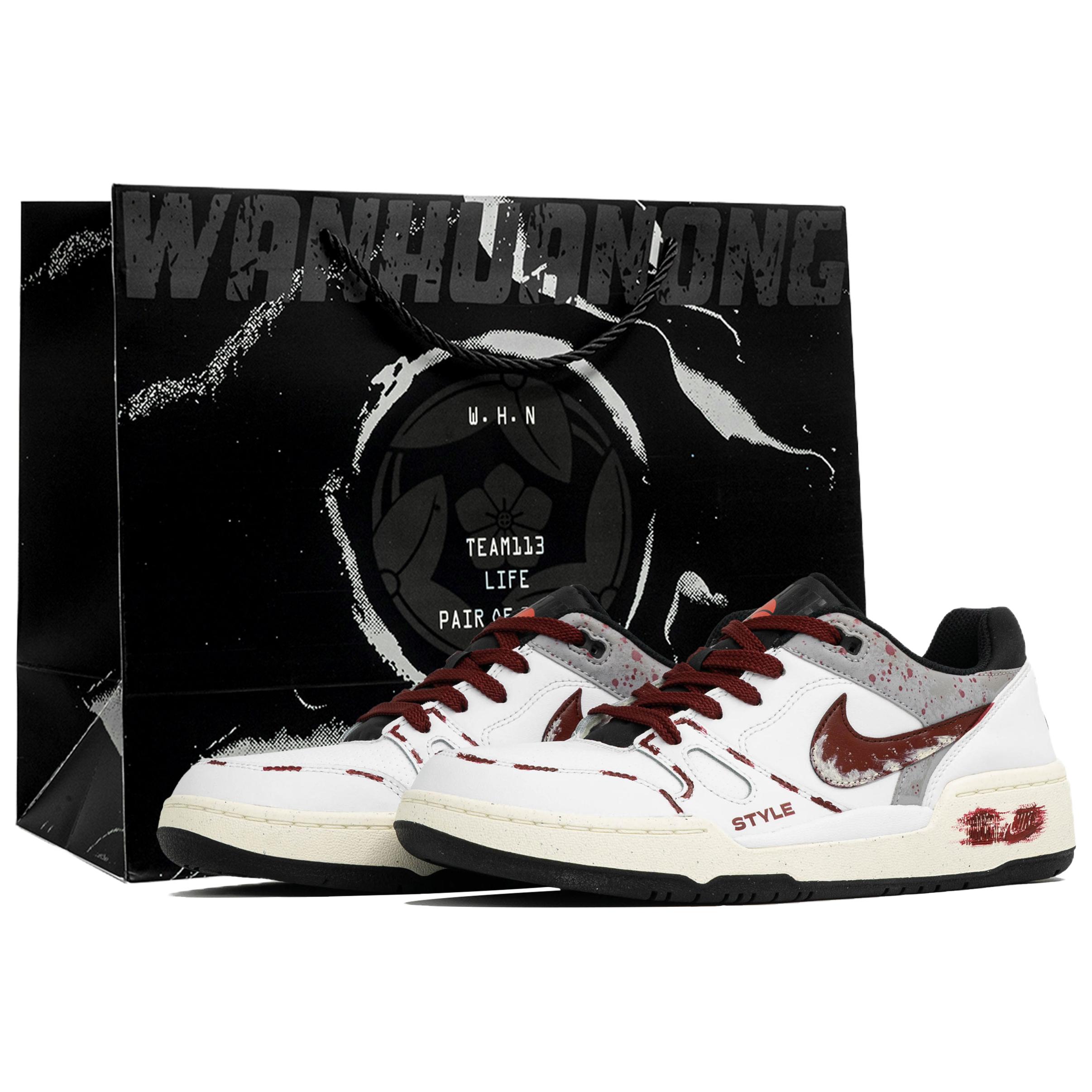 Nike Полноразмерные скейтерские кроссовки мужские низкие бело-черные Full Force
Nike Полноразмерные скейтерские кроссовки мужские низкие бело-черные Full Force