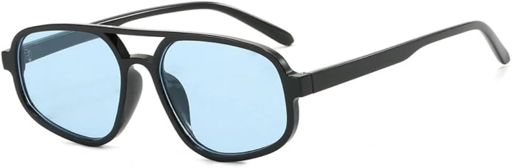 Солнцезащитные очки с защитой UV400 | Толстая оправа с двойной перемычкой | Для женщин и мужчин | Для занятий спортом на открытом воздухе и вождения DSVIGF, Black Blue
Солнцезащитные очки с защитой UV400 | Толстая оправа с двойной перемычкой | Для женщин и мужчин | Для занятий спортом на открытом воздухе и вождения DSVIGF, Black Blue