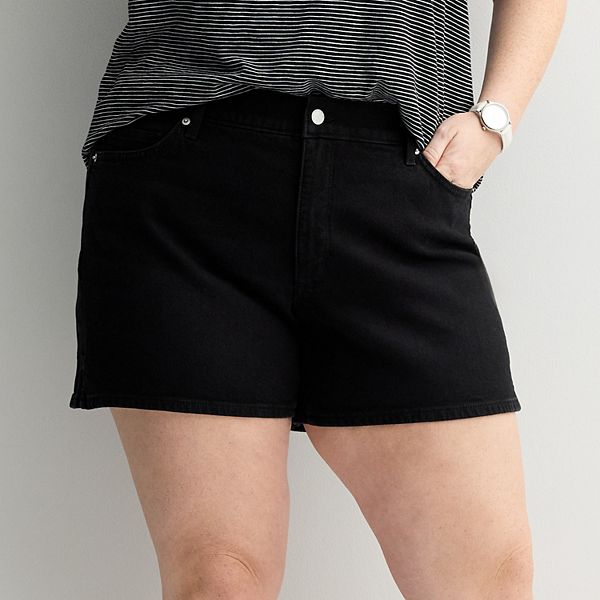 Джинсовые шорты mid rise Plus size Sonoma Goods For Life, Black
Джинсовые шорты mid rise Plus size Sonoma Goods For Life, Black