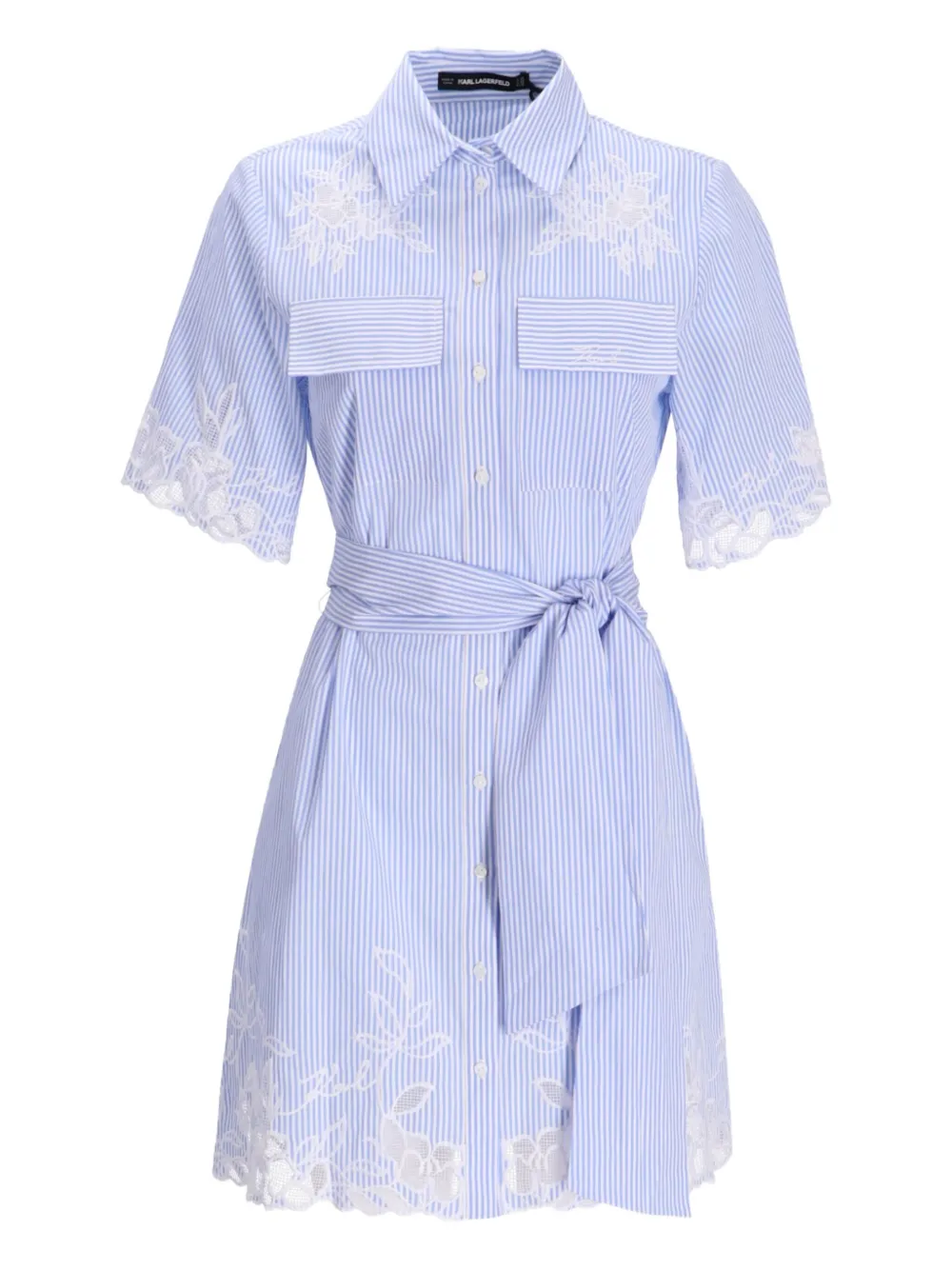 Платье-рубашка в полоску KARL LAGERFELD, синий
Платье-рубашка в полоску KARL LAGERFELD, синий