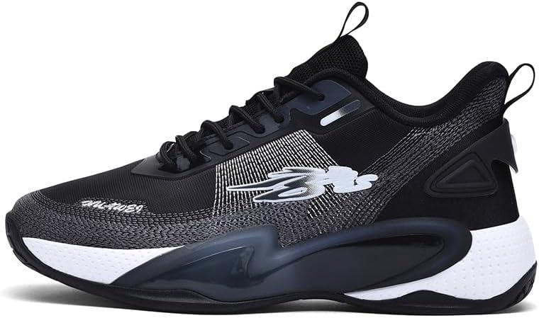 Мужские баскетбольные кроссовки легкие модные для тренировки, бега, занятий спортом в зале, тенниса и прогулок Generic, черный/серый
Мужские баскетбольные кроссовки легкие модные для тренировки, бега, занятий спортом в зале, тенниса и прогулок Generic, черный/серый