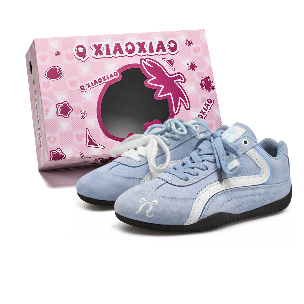 Circle small Амортизирующие дышащие сбалансированные легкие низкие кеды унисекс с голубой бантиком, цвет Blue Bowknot
Circle small Амортизирующие дышащие сбалансированные легкие низкие кеды унисекс с голубой бантиком, цвет Blue Bowknot