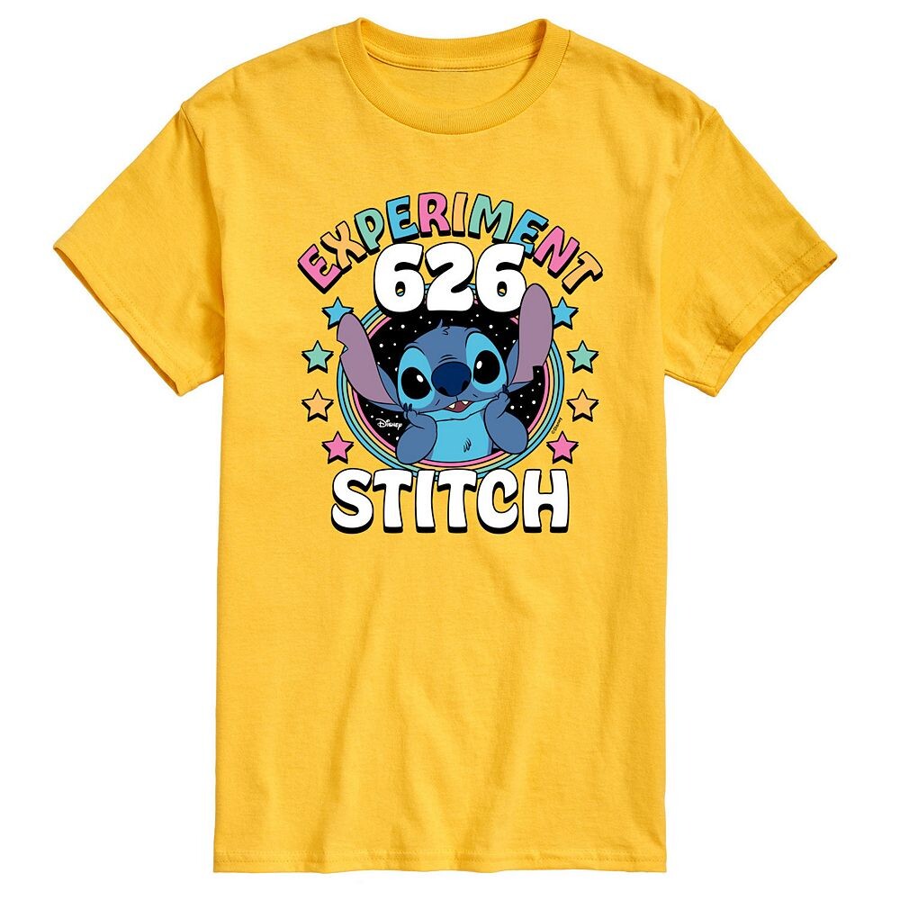 Мужская футболка с рисунком Disney's Lilo & Stitch Experiment 626, желтый
Мужская футболка с рисунком Disney's Lilo & Stitch Experiment 626, желтый