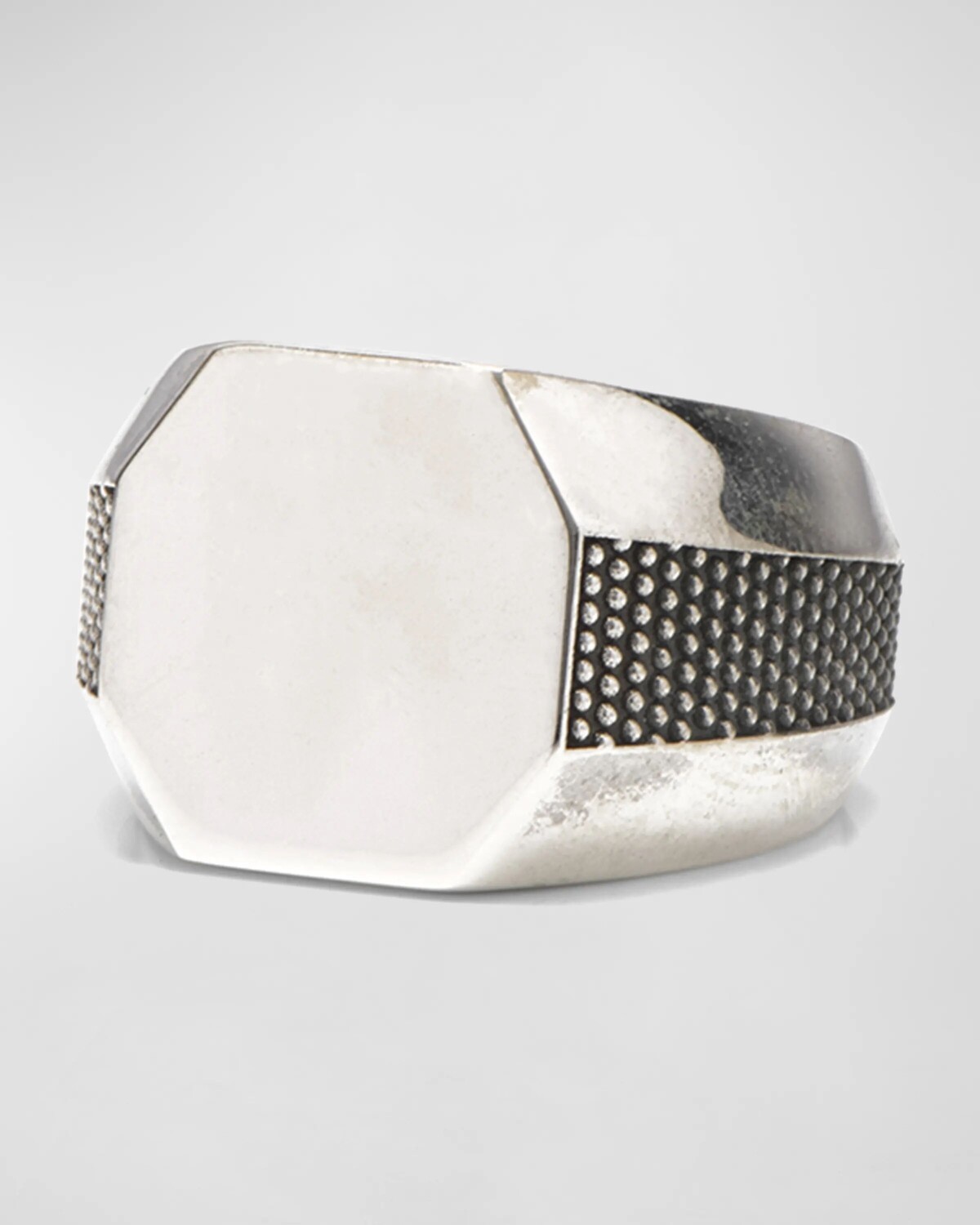 Мужское серебряное восьмиугольное кольцо с печаткой Emanuele Bicocchi, цвет Silver
Мужское серебряное восьмиугольное кольцо с печаткой Emanuele Bicocchi, цвет Silver