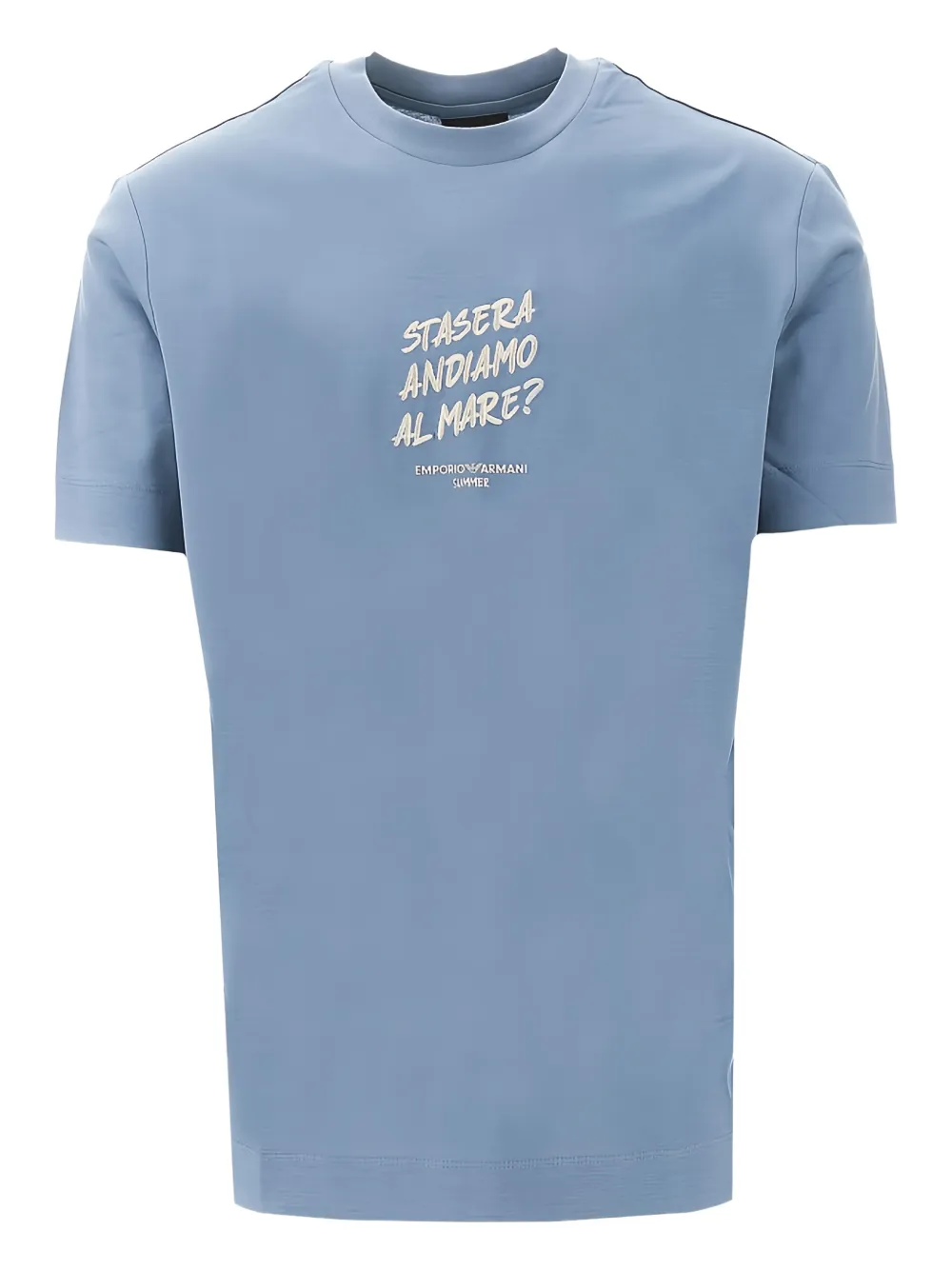 Футболка с принтом текста Emporio Armani, синий
Футболка с принтом текста Emporio Armani, синий