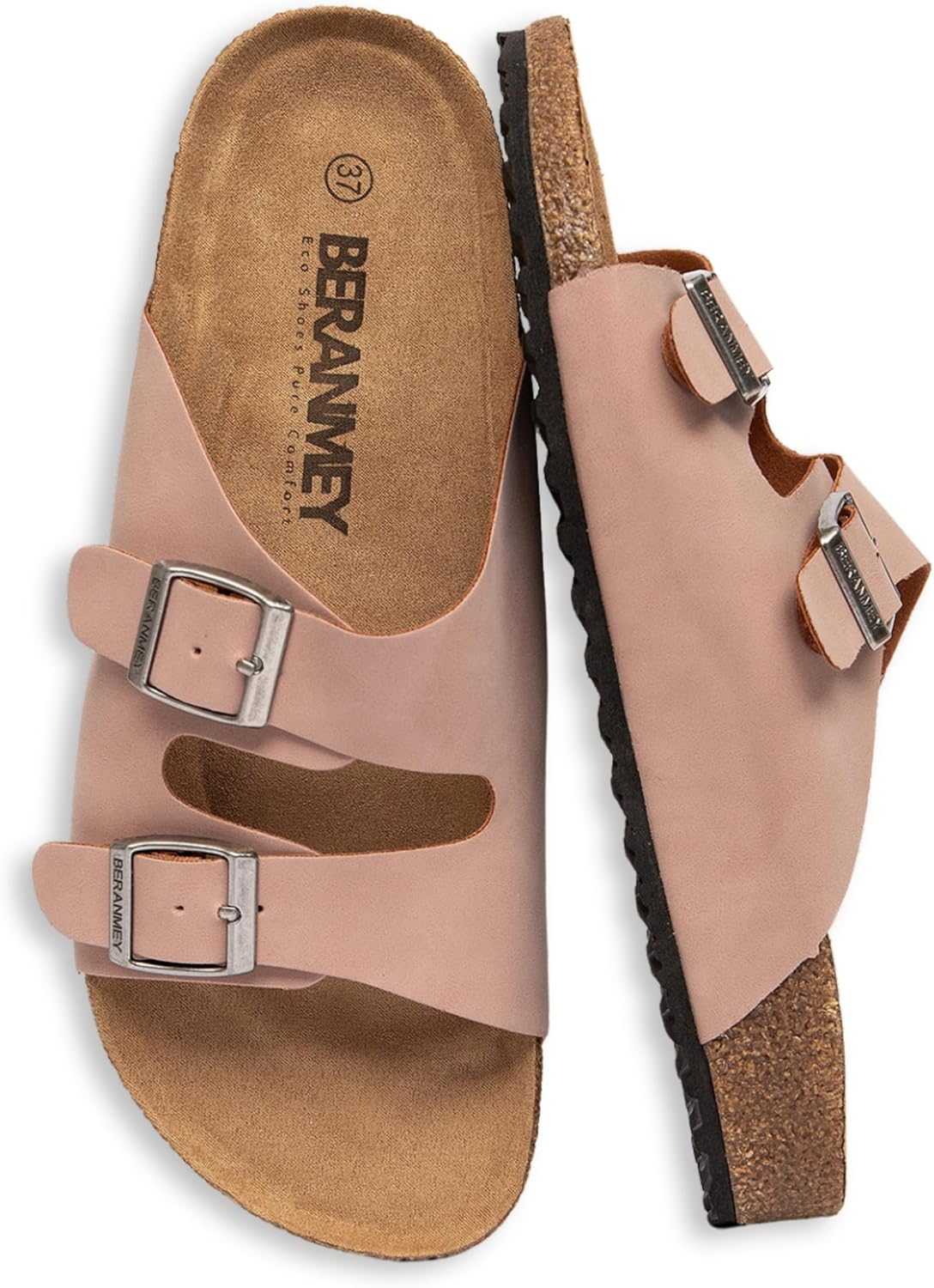 Сандалии BERANMEY унисекс для женщин и мужчин - летние пляжные сандалии с пробковой стелькой и регулируемой пряжкой, обувь с поддержкой свода стопы на отдых/курорт/домашнее и уличное использование, розовый
Сандалии BERANMEY унисекс для женщин и мужчин - летние пляжные сандалии с пробковой стелькой и регулируемой пряжкой, обувь с поддержкой свода стопы на отдых/курорт/домашнее и уличное использование, розовый