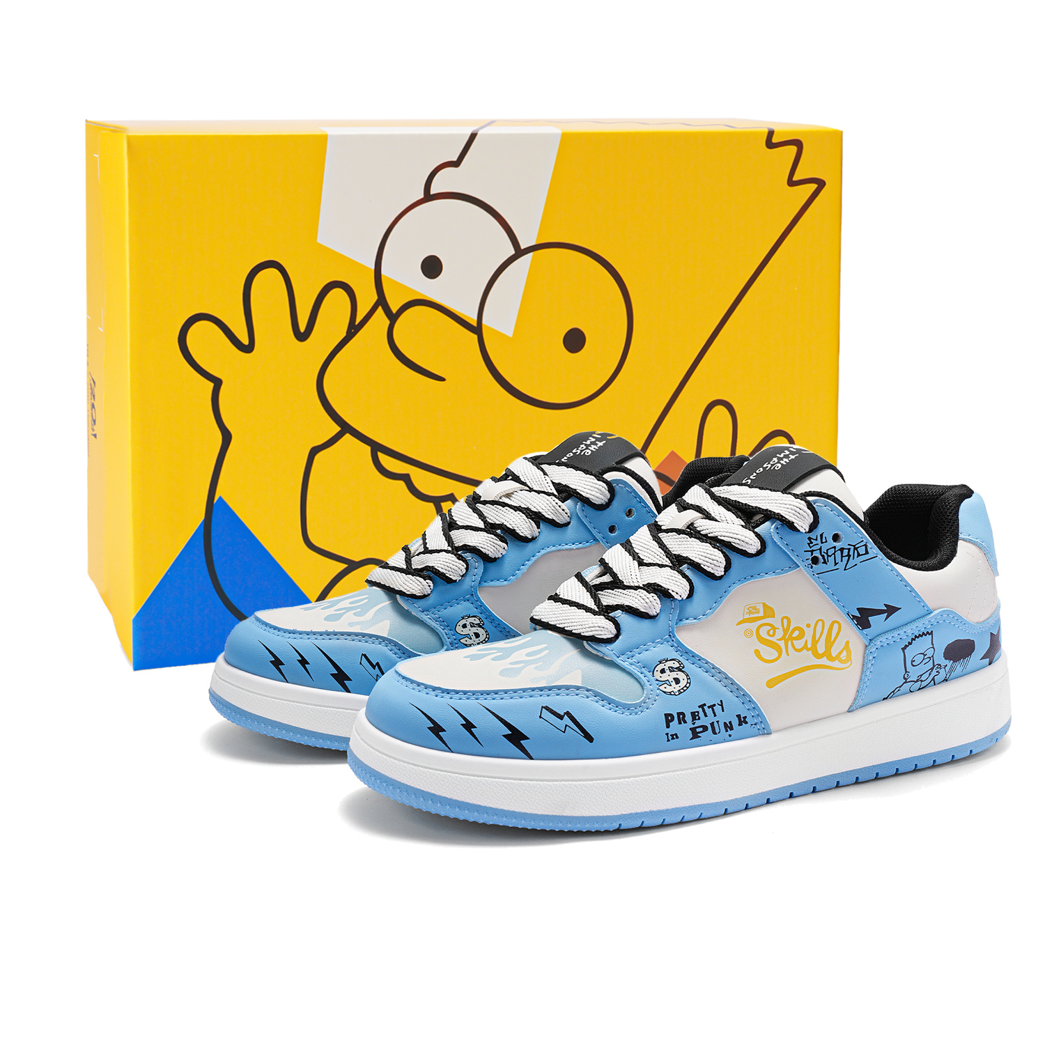 Низкие кеды для скейтбординга унисекс The Simpsons, синий
Низкие кеды для скейтбординга унисекс The Simpsons, синий