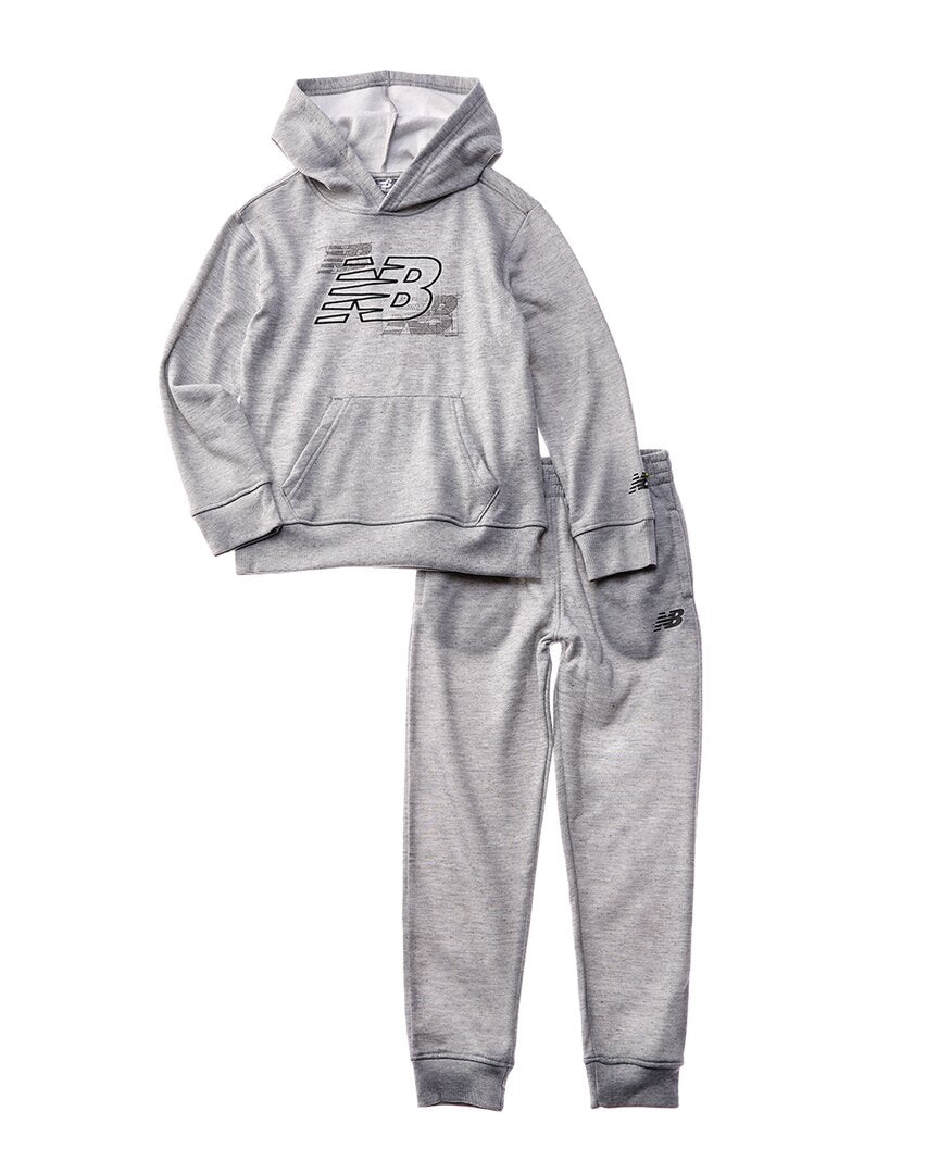 Комплект худи и джоггеров New Balance, серый
Комплект худи и джоггеров New Balance, серый