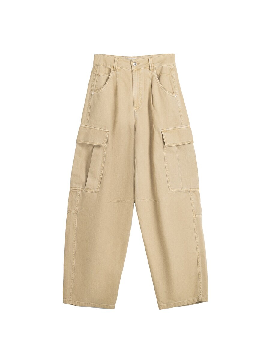 Джинсы Bershka Wide leg Cargo Jeans, бежевый
Джинсы Bershka Wide leg Cargo Jeans, бежевый