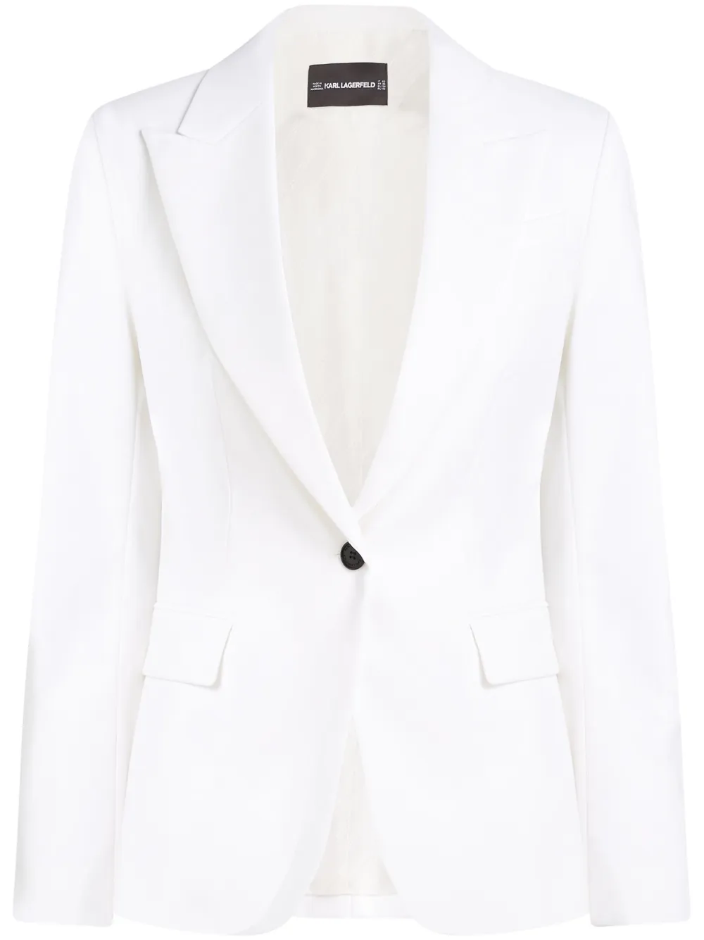 Однобортный пиджак KARL LAGERFELD, белый
Однобортный пиджак KARL LAGERFELD, белый