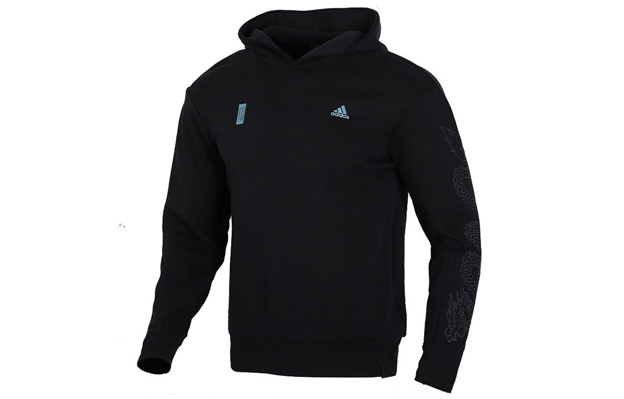 Мужская толстовка серии Wuji, черная Adidas, черный 
Мужская толстовка серии Wuji, черная Adidas, черный
