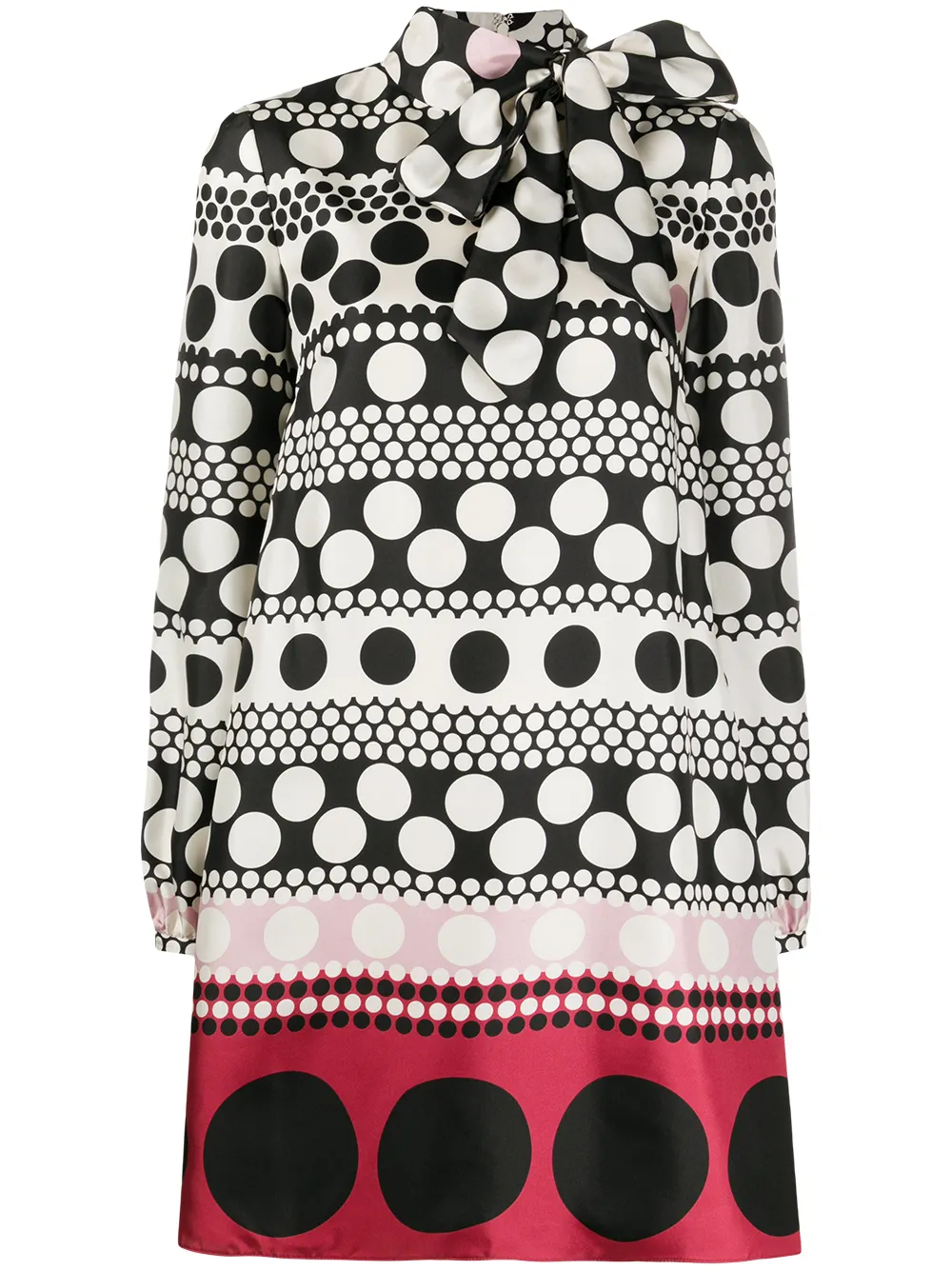 Платье в горох с длинными рукавами VALENTINO GARAVANI, нейтральный
Платье в горох с длинными рукавами VALENTINO GARAVANI, нейтральный