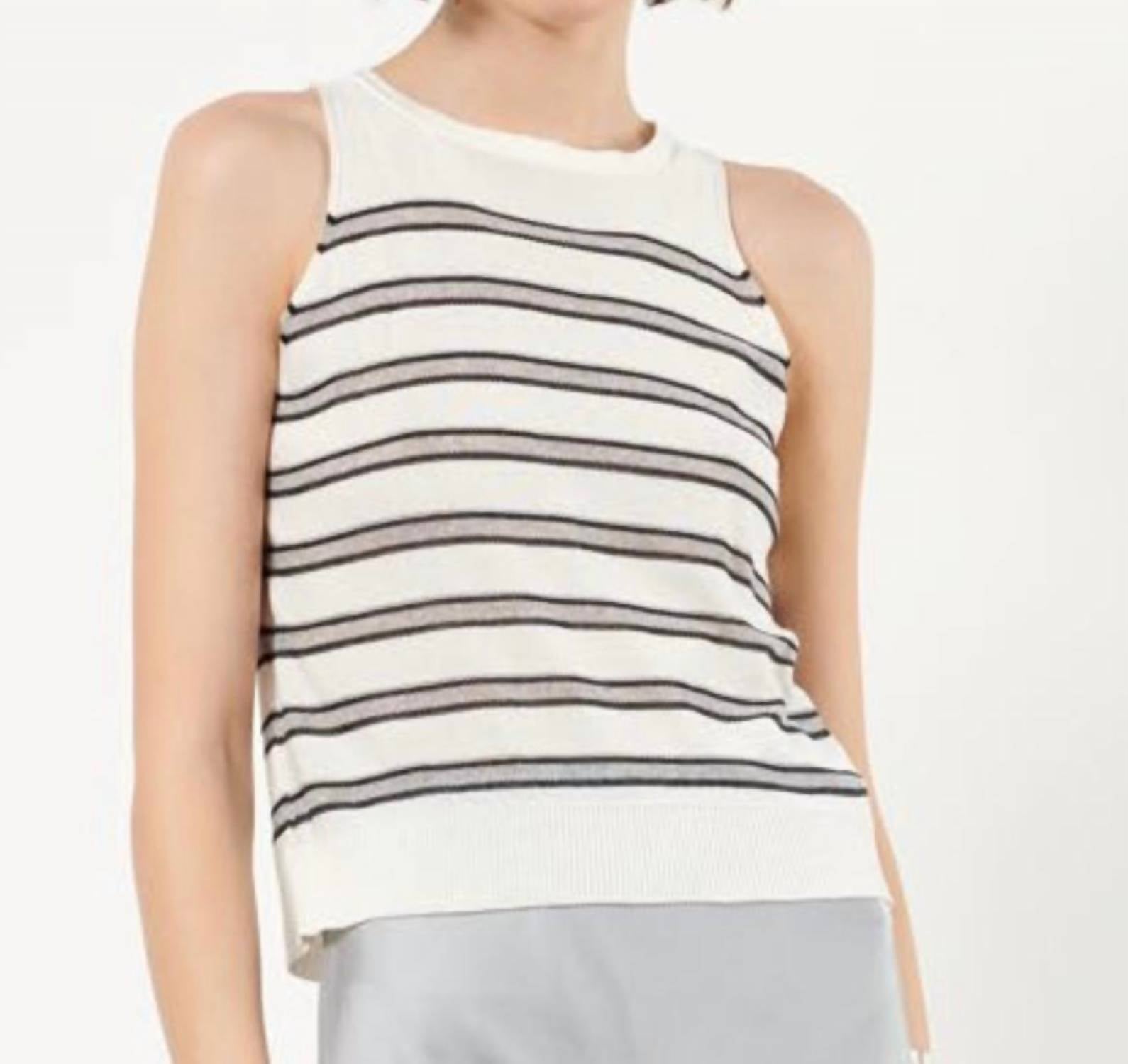 Свитер-майка в белом/серебристом/черном цвете B.yu
Свитер-майка в белом/серебристом/черном цвете B.yu