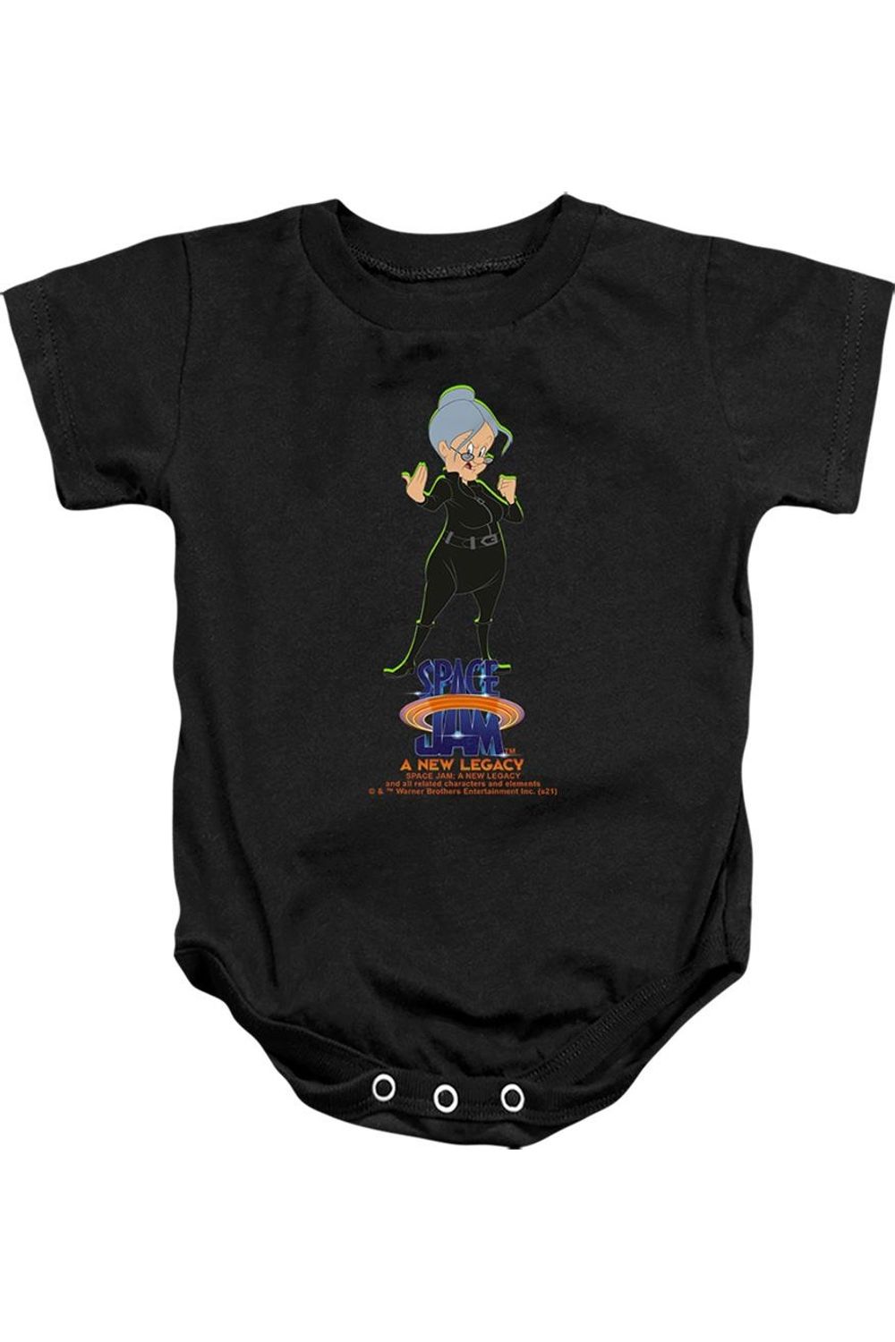 Детский комбинезон "Бабушка из "Матрицы"" из фильма "Космический джем 2" Gildan, черный
Детский комбинезон "Бабушка из "Матрицы"" из фильма "Космический джем 2" Gildan, черный