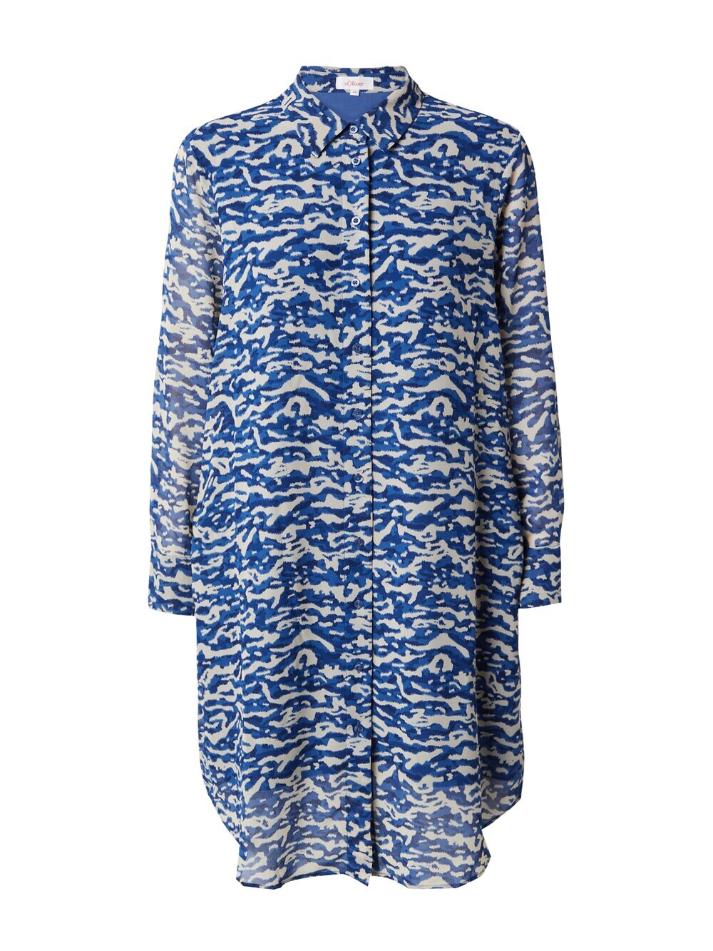 Рубашка-платье S.Oliver, темно-синий/ночной синий/пыльно-синий
Рубашка-платье S.Oliver, темно-синий/ночной синий/пыльно-синий