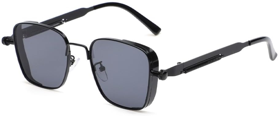 Солнцезащитные очки в стиле металл-панк для мужчин и женщин с защитой от УФ-излучения UV400, предназначенные для занятий спортом на открытом воздухе, бега и езды на велосипеде UYPTK, Black Gray
Солнцезащитные очки в стиле металл-панк для мужчин и женщин с защитой от УФ-излучения UV400, предназначенные для занятий спортом на открытом воздухе, бега и езды на велосипеде UYPTK, Black Gray