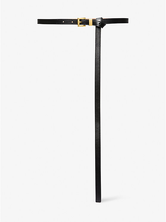 Кожаный ремень для брюк Michael Kors, черный
Кожаный ремень для брюк Michael Kors, черный