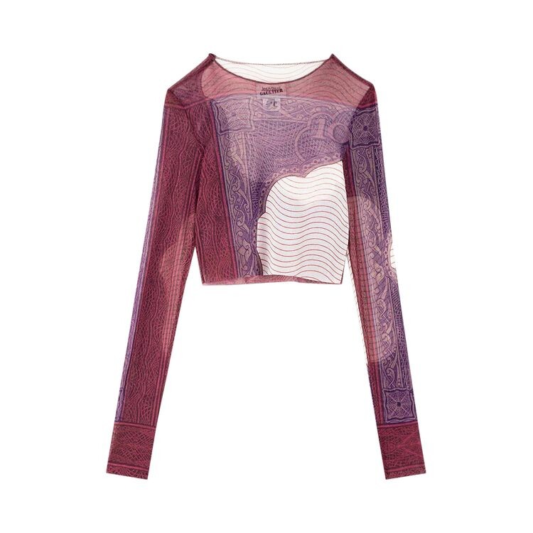 Топ Jean Paul Gaultier Cartouche Printed Crewneck Long-Sleeve Crop Top Red/White/Burgundy, красный
Топ Jean Paul Gaultier Cartouche Printed Crewneck Long-Sleeve Crop Top Red/White/Burgundy, красный