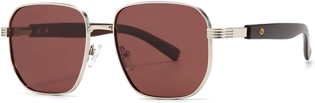 Солнцезащитные очки с защитой UV400 | Металлические петли, круглая оправа, линзы конфетного цвета | Для женщин и мужчин, для занятий спортом на открытом воздухе и вождения DSVIGF, Brown
Солнцезащитные очки с защитой UV400 | Металлические петли, круглая оправа, линзы конфетного цвета | Для женщин и мужчин, для занятий спортом на открытом воздухе и вождения DSVIGF, Brown