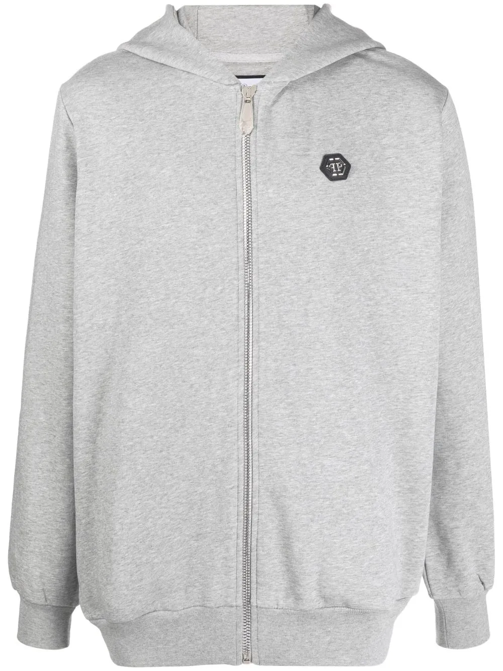 Худи Hexagon на молнии Philipp Plein, серый
Худи Hexagon на молнии Philipp Plein, серый