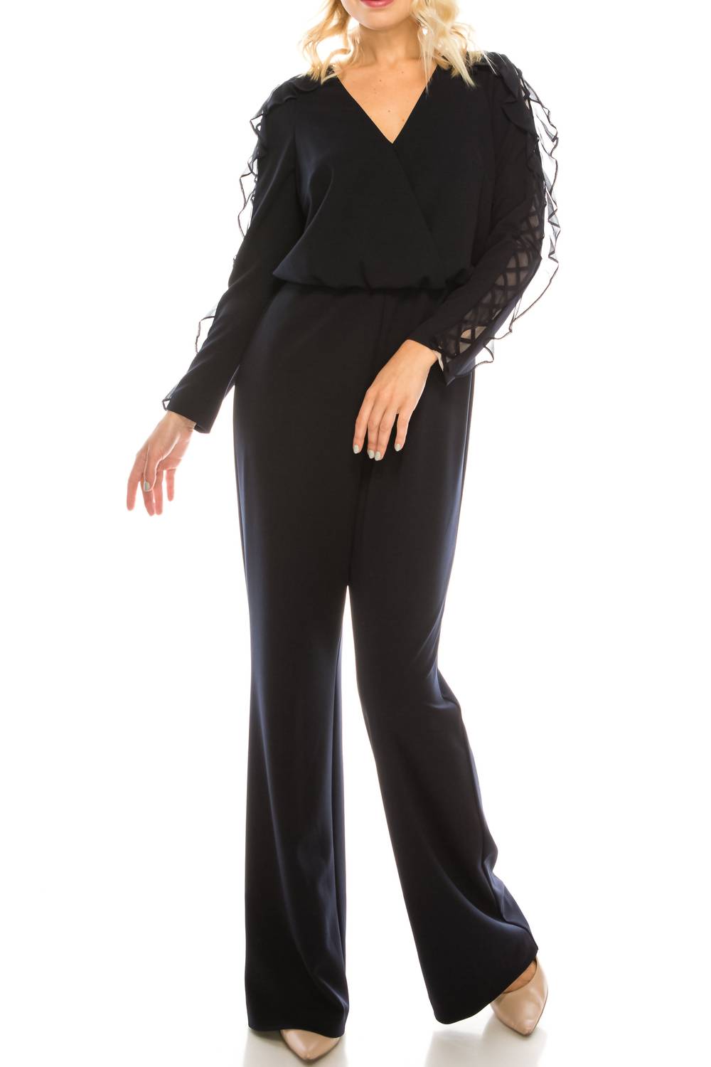 Вечерний комбинезон с сетчатыми вставками Cross Mesh Sleeve в цвете Twilight Aidan Mattox
Вечерний комбинезон с сетчатыми вставками Cross Mesh Sleeve в цвете Twilight Aidan Mattox