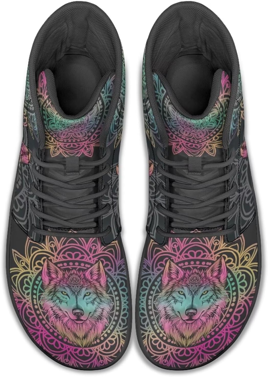 Высокие кроссовки с мандалой для походов и прогулок, резиновая подошва, минималистичные кроссовки для бега для мужчин, обувь с нулевым перепадом Watdotory, Mandala Floral Wolf Design
Высокие кроссовки с мандалой для походов и прогулок, резиновая подошва, минималистичные кроссовки для бега для мужчин, обувь с нулевым перепадом Watdotory, Mandala Floral Wolf Design