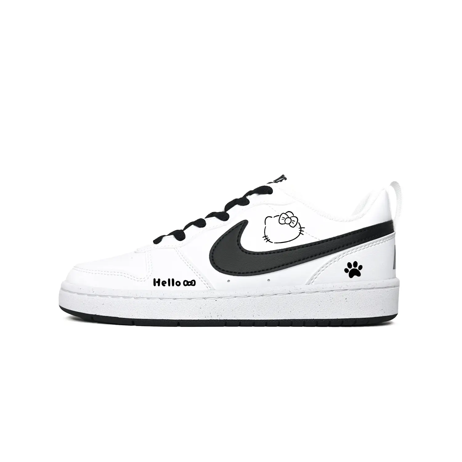 Nike Court Borough Kitten Universe Low top детские скейтборд кроссовки Black White
Nike Court Borough Kitten Universe Low top детские скейтборд кроссовки Black White