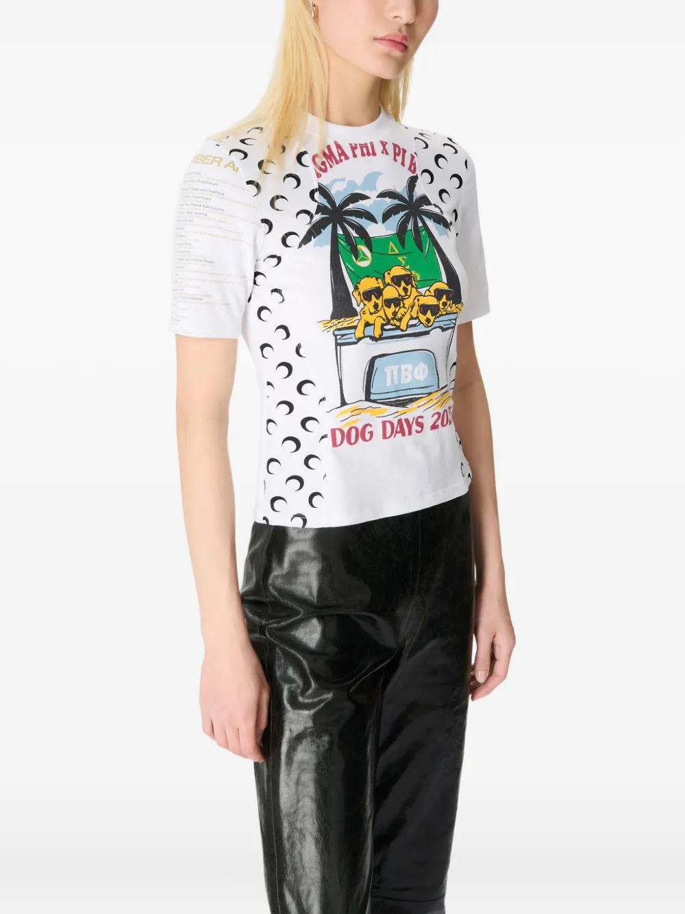 Футболка с принтом полумесяца Marine Serre, белый
Футболка с принтом полумесяца Marine Serre, белый