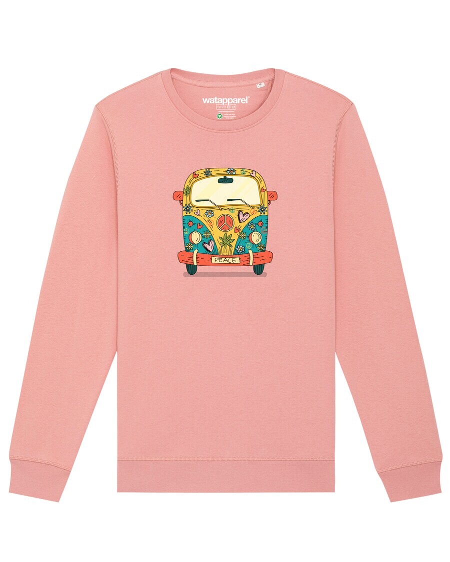Свитер Watapparel Sweatshirt Hippies Bus, розовый
Свитер Watapparel Sweatshirt Hippies Bus, розовый