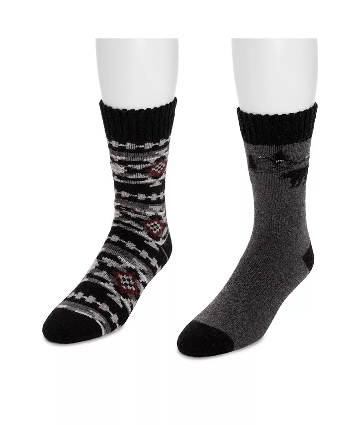 Мужские шерстяные носки (упаковка 2 пары) Muk Luks, мультиколор
Мужские шерстяные носки (упаковка 2 пары) Muk Luks, мультиколор