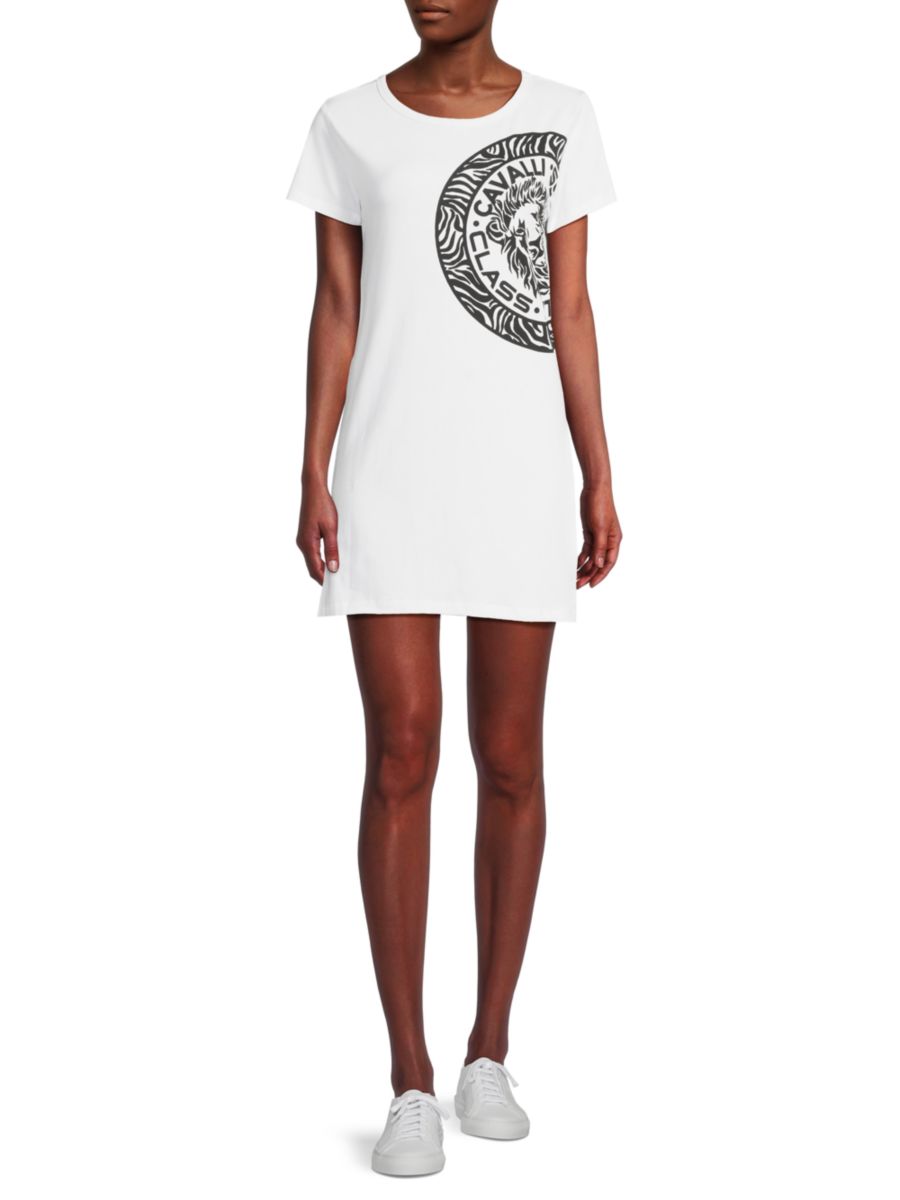 Футболка с логотипом и мини-платьем Roberto Cavalli, белый
Футболка с логотипом и мини-платьем Roberto Cavalli, белый