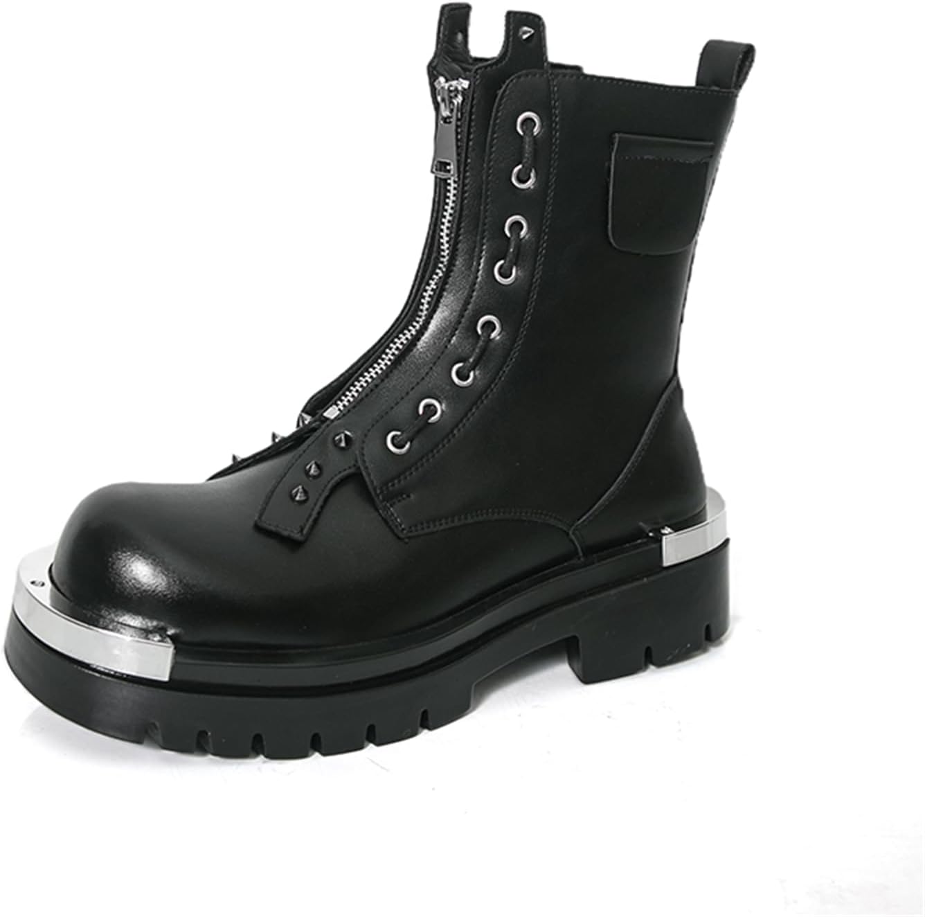 Кожаные высокие ботинки-челси на щиколотке для мужчин с шнуровкой и молнией спереди, с металлическим носком, круглым носком, массивным каблуком и платформой, стильная обувь для вечеринок, свадеб, прогулок на улице Tengfeifly, черный
Кожаные высокие ботинки-челси на щиколотке для мужчин с шнуровкой и молнией спереди, с металлическим носком, круглым носком, массивным каблуком и платформой, стильная обувь для вечеринок, свадеб, прогулок на улице Tengfeifly, черный