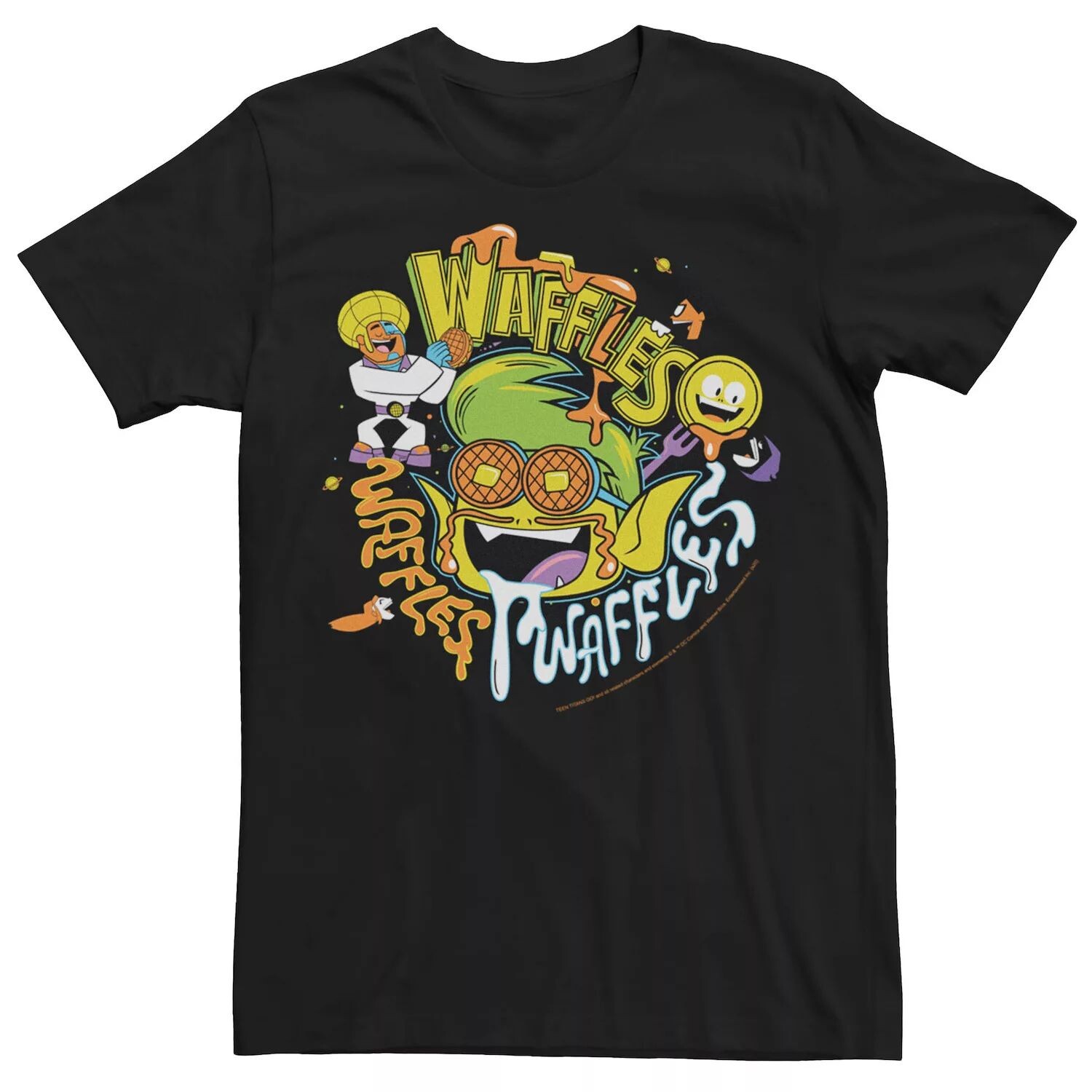 Мужские Юные Титаны, вперед! Футболка Beast Boy Waffles Waffles Waffles DC Comics
Мужские Юные Титаны, вперед! Футболка Beast Boy Waffles Waffles Waffles DC Comics