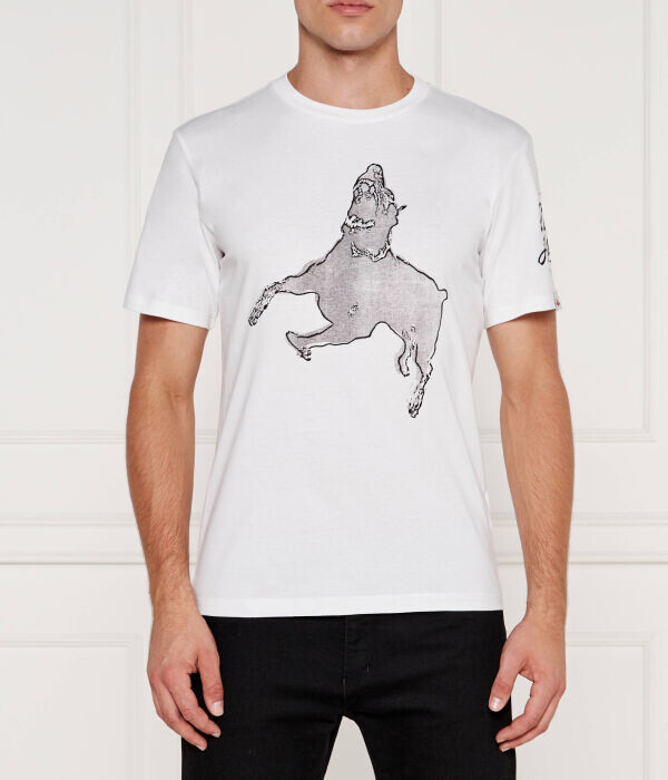 Футболка мужская Replay с изображением собаки, белый
Футболка мужская Replay с изображением собаки, белый