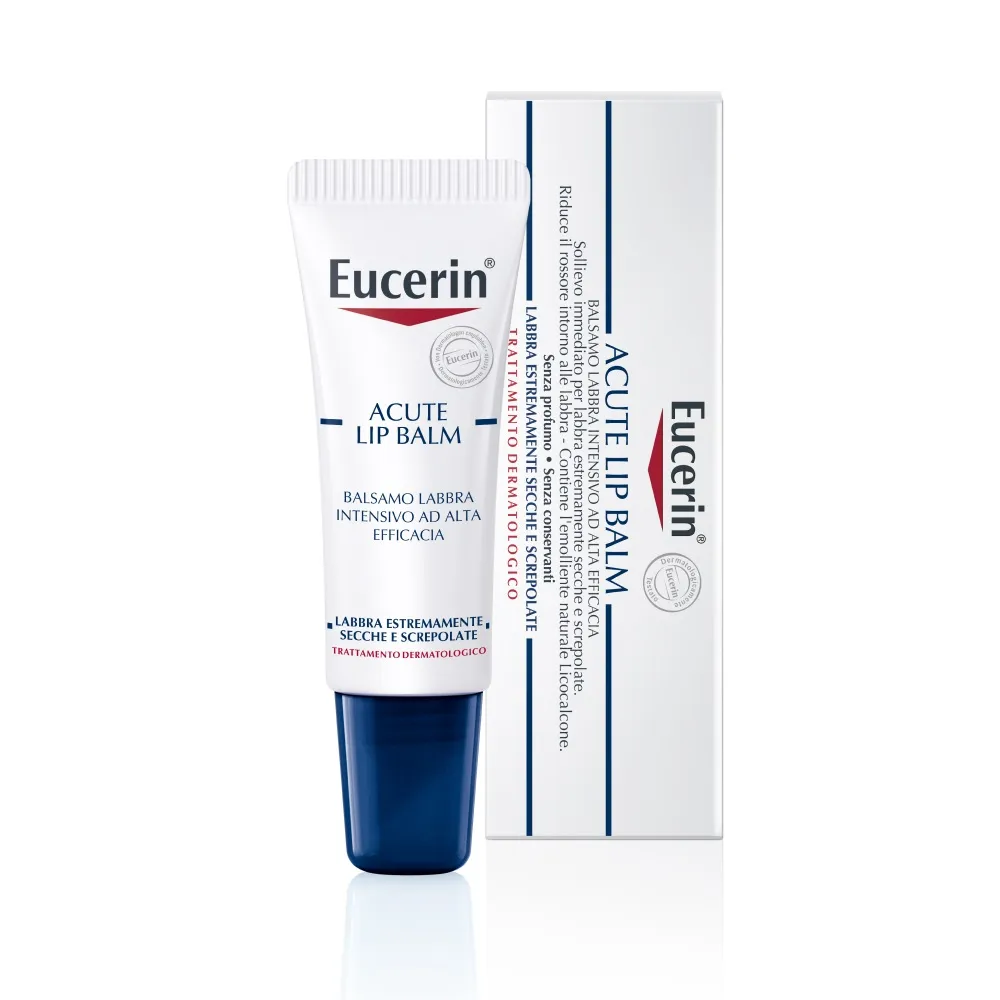 Eucerin Acute Lip Balm 10 мл Интенсивный бальзам для губ
Eucerin Acute Lip Balm 10 мл Интенсивный бальзам для губ