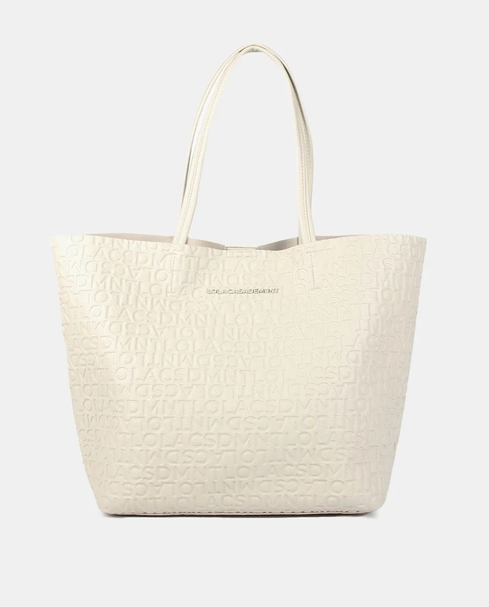 Неструктурированная сумка-шоппер с монограммным принтом Lola Casademunt, цвет Crudo
Неструктурированная сумка-шоппер с монограммным принтом Lola Casademunt, цвет Crudo