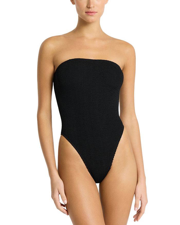 Слитный купальник Fane без бретелек Crinkle bond-eye, черный
Слитный купальник Fane без бретелек Crinkle bond-eye, черный