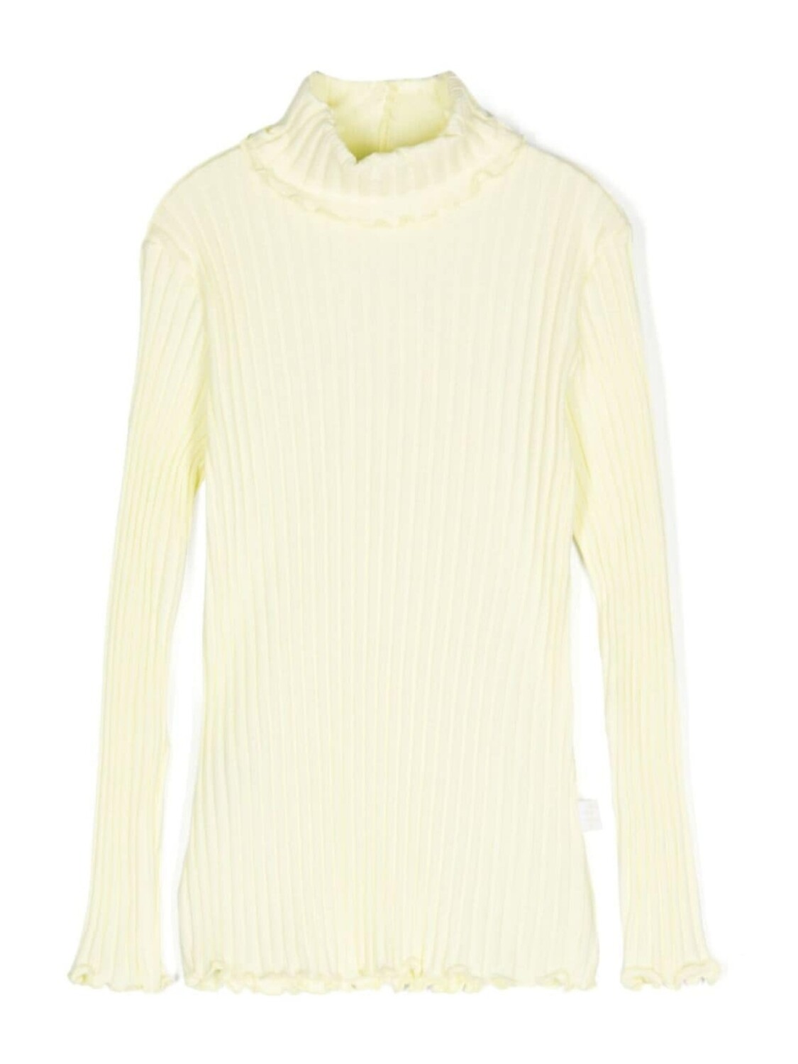 Il Gufo джемпер в рубчик с высоким воротником, желтый
Il Gufo джемпер в рубчик с высоким воротником, желтый