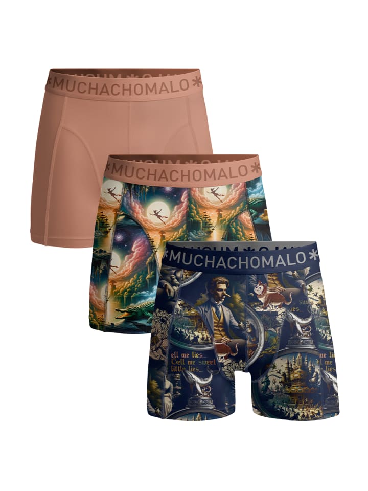Muchachomalo Комплект из 3 штук: разноцветные боксерские трусы - для детей
Muchachomalo Комплект из 3 штук: разноцветные боксерские трусы - для детей