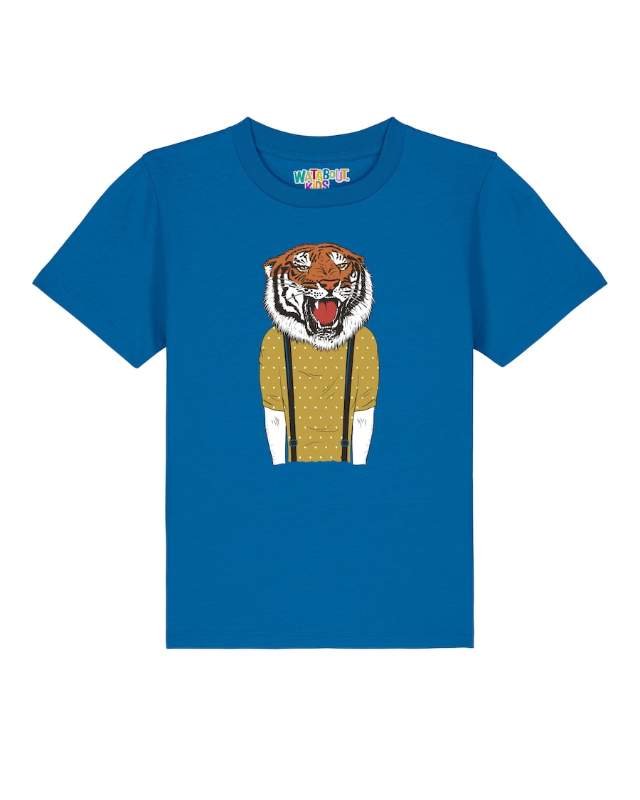 Рубашка watabout.kids Tiger Head, Royal Blue
Рубашка watabout.kids Tiger Head, Royal Blue