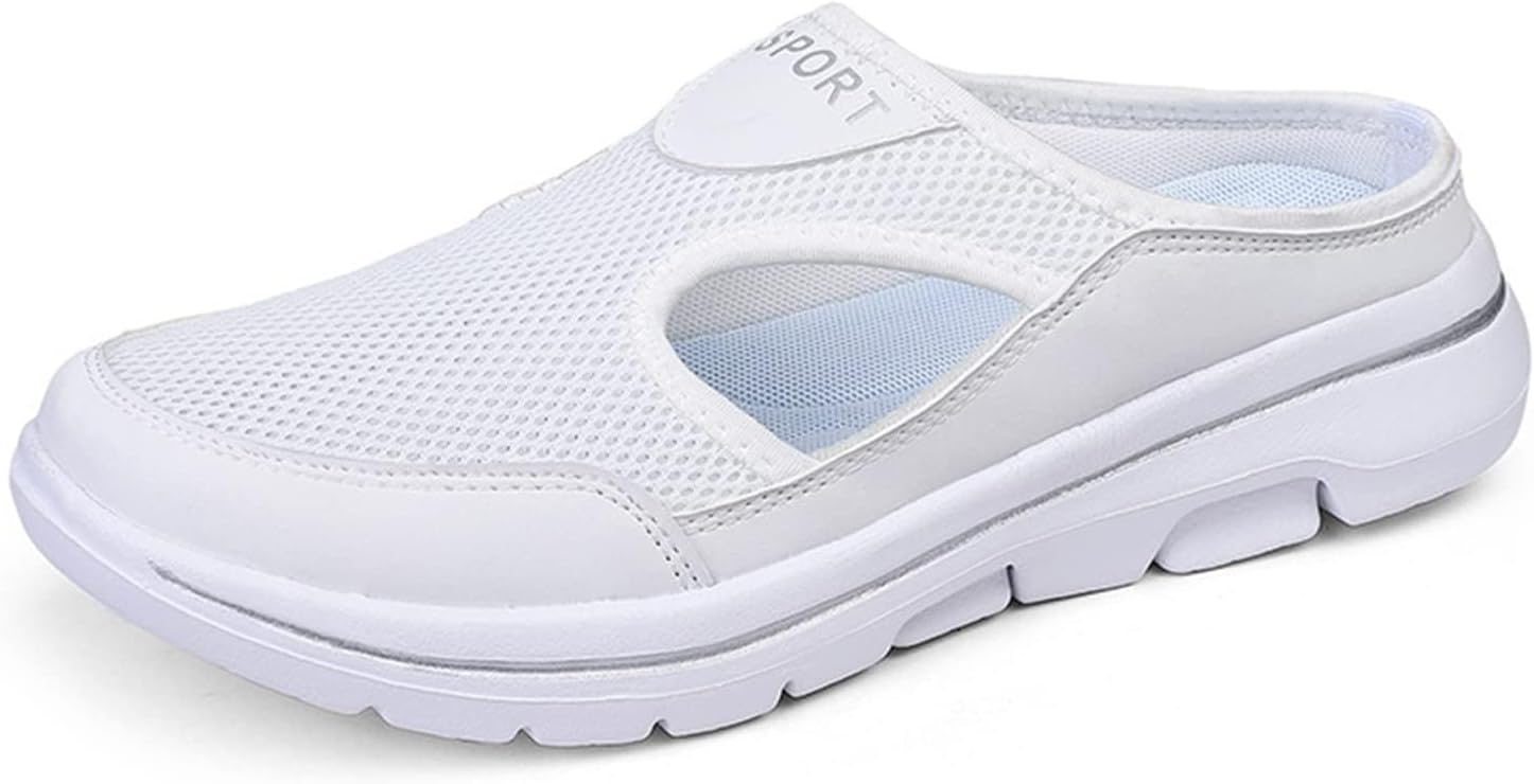 Мужские комфортные дышащие спортивные сандалии с поддержкой, повседневные нескользящие ортопедические кроссовки для ходьбы без шнурков Gipvv, белый
Мужские комфортные дышащие спортивные сандалии с поддержкой, повседневные нескользящие ортопедические кроссовки для ходьбы без шнурков Gipvv, белый