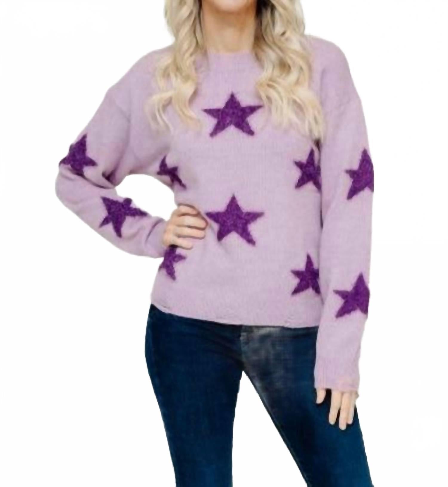 Свитер Darby с эффектом поношенности и звездами в лавандовом цвете Jodifl
Свитер Darby с эффектом поношенности и звездами в лавандовом цвете Jodifl