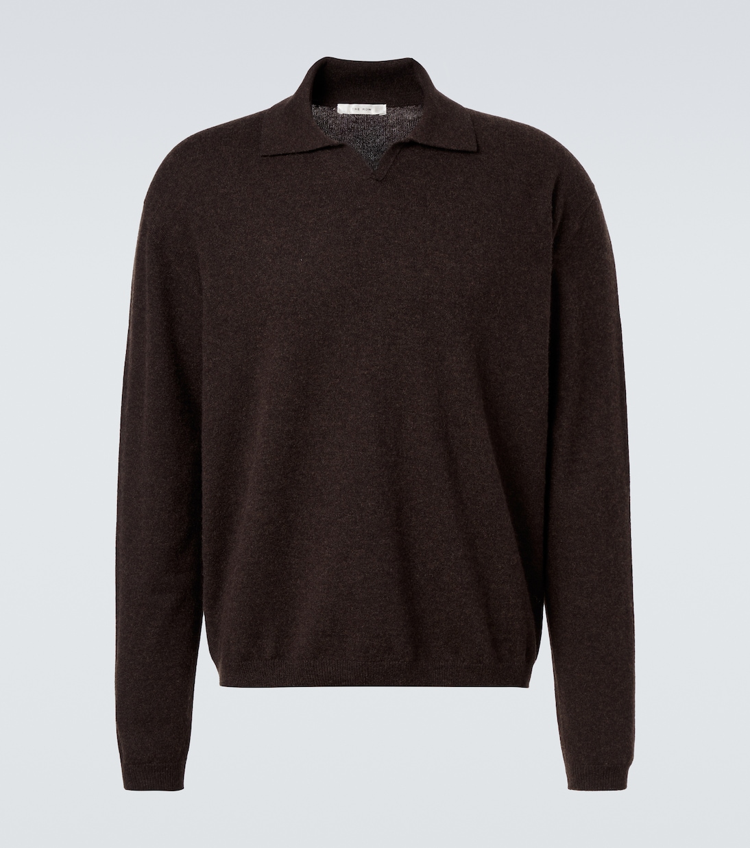 Кашемировый свитер-поло Franz The Row, Brown Melange
Кашемировый свитер-поло Franz The Row, Brown Melange