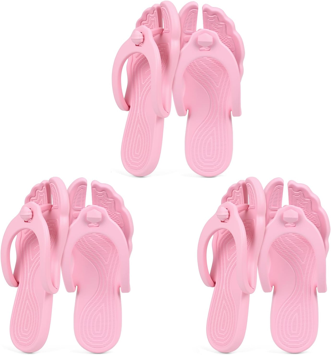 Вьетнамки Rosoz для женщин и мужчин, складные дорожные тапочки, легкие шлепанцы для душа, нескользящие, быстро сохнущие, для ванной, кемпинга и пляжа, розовый
Вьетнамки Rosoz для женщин и мужчин, складные дорожные тапочки, легкие шлепанцы для душа, нескользящие, быстро сохнущие, для ванной, кемпинга и пляжа, розовый