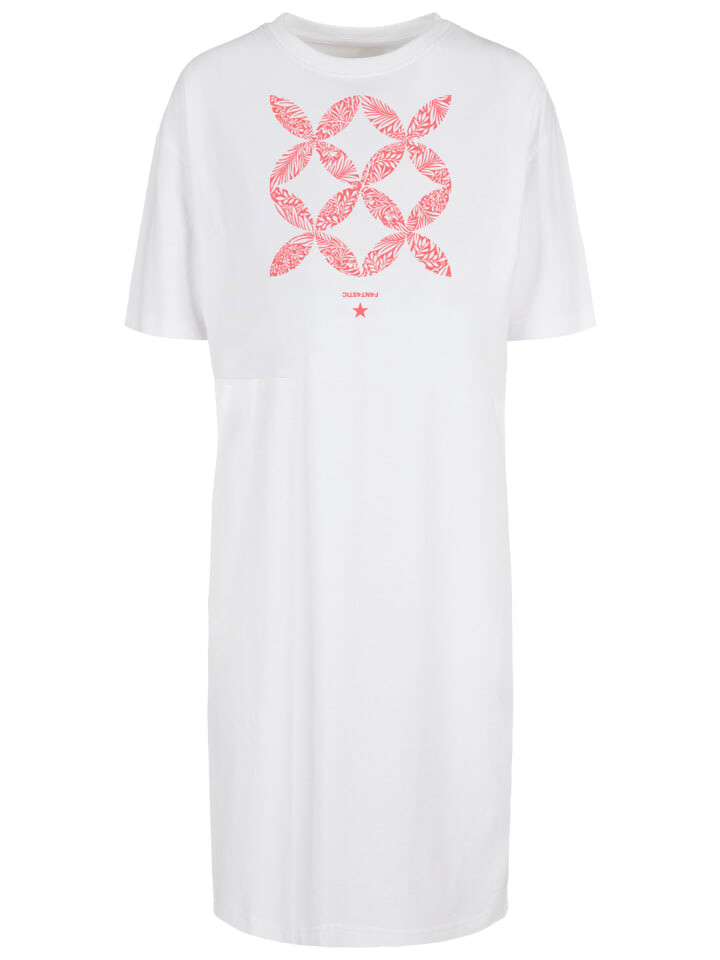 Короткое платье F4NT4STIC Oversize Kleid Blumenmuster Coral, белый
Короткое платье F4NT4STIC Oversize Kleid Blumenmuster Coral, белый