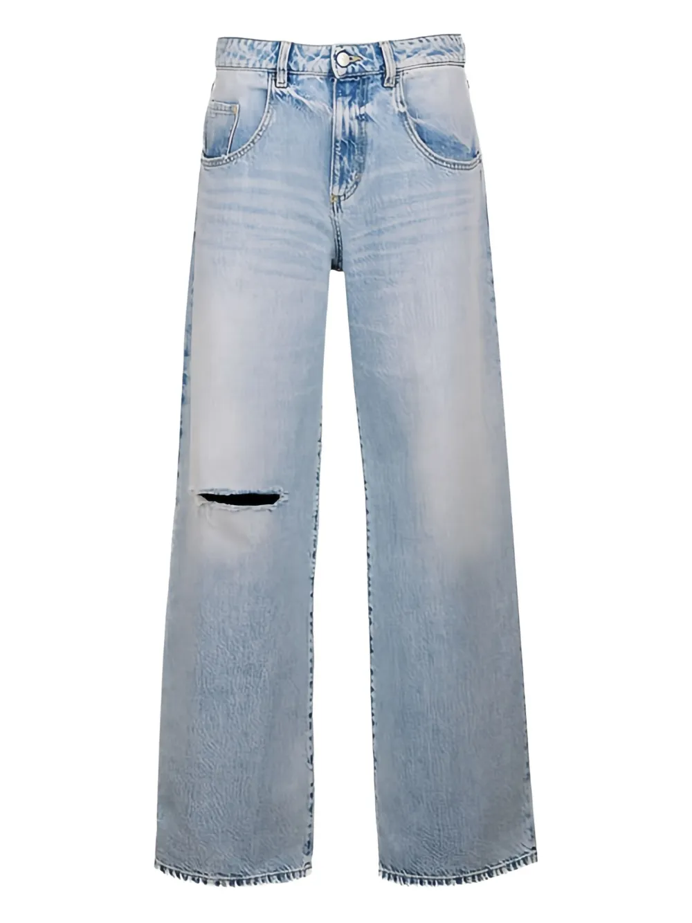 Джинсы с широкими штанинами и рваными коленями ICON DENIM, синий
Джинсы с широкими штанинами и рваными коленями ICON DENIM, синий