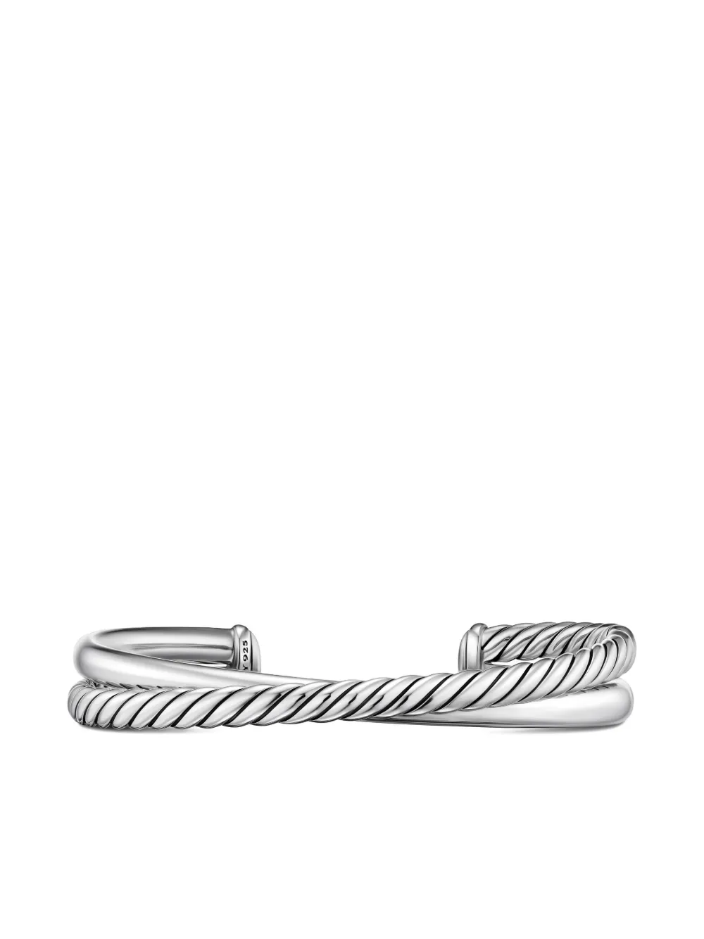 Браслет-манжета из стерлингового серебра Twisted Cuff David Yurman, серебяный 
Браслет-манжета из стерлингового серебра Twisted Cuff David Yurman, серебяный