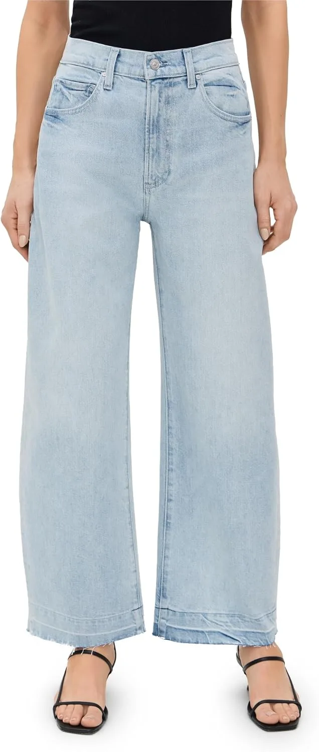 PAIGE Women's Arellia Ankle Jeans Fernanda с широким необработанным краем
PAIGE Women's Arellia Ankle Jeans Fernanda с широким необработанным краем