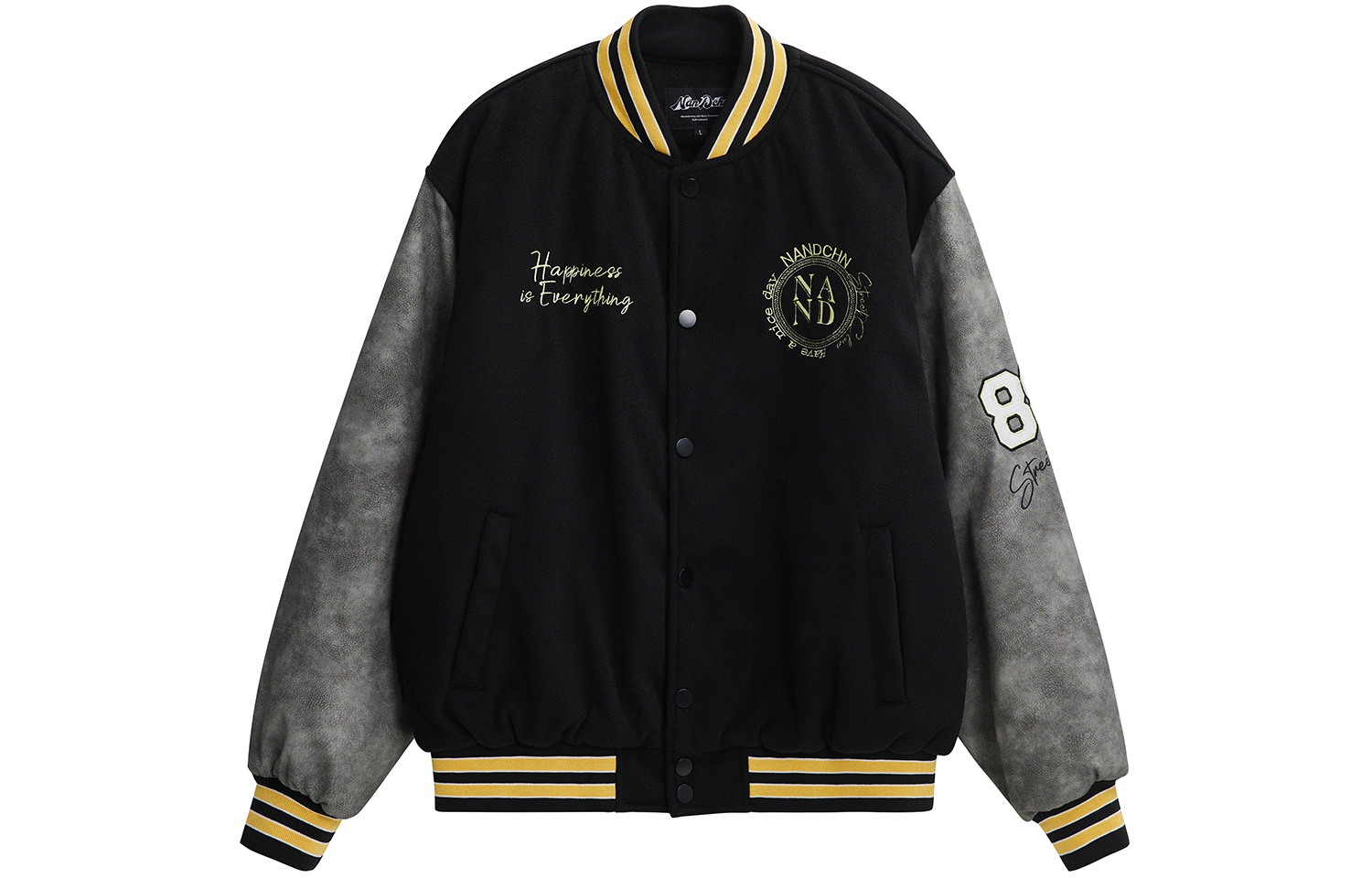 NANDCHN Пуховик унисекс черный, Black
NANDCHN Пуховик унисекс черный, Black