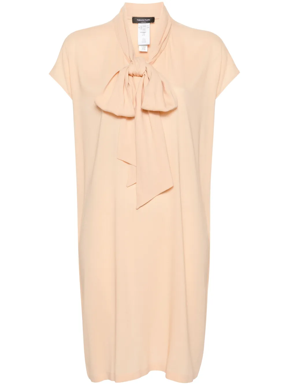 Платье-трапеция мини с шарфом Fabiana Filippi, оранжевый
Платье-трапеция мини с шарфом Fabiana Filippi, оранжевый